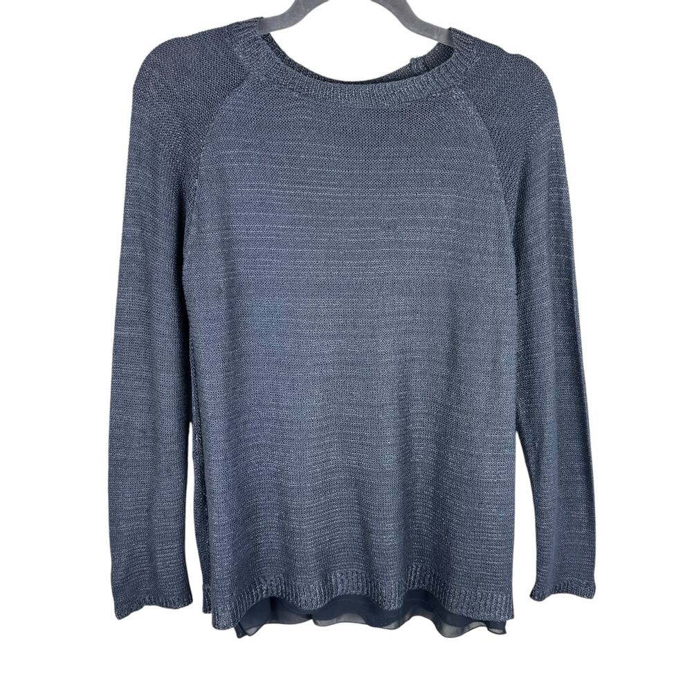Sioni Gray Long Sleeve Sweater Medium‎